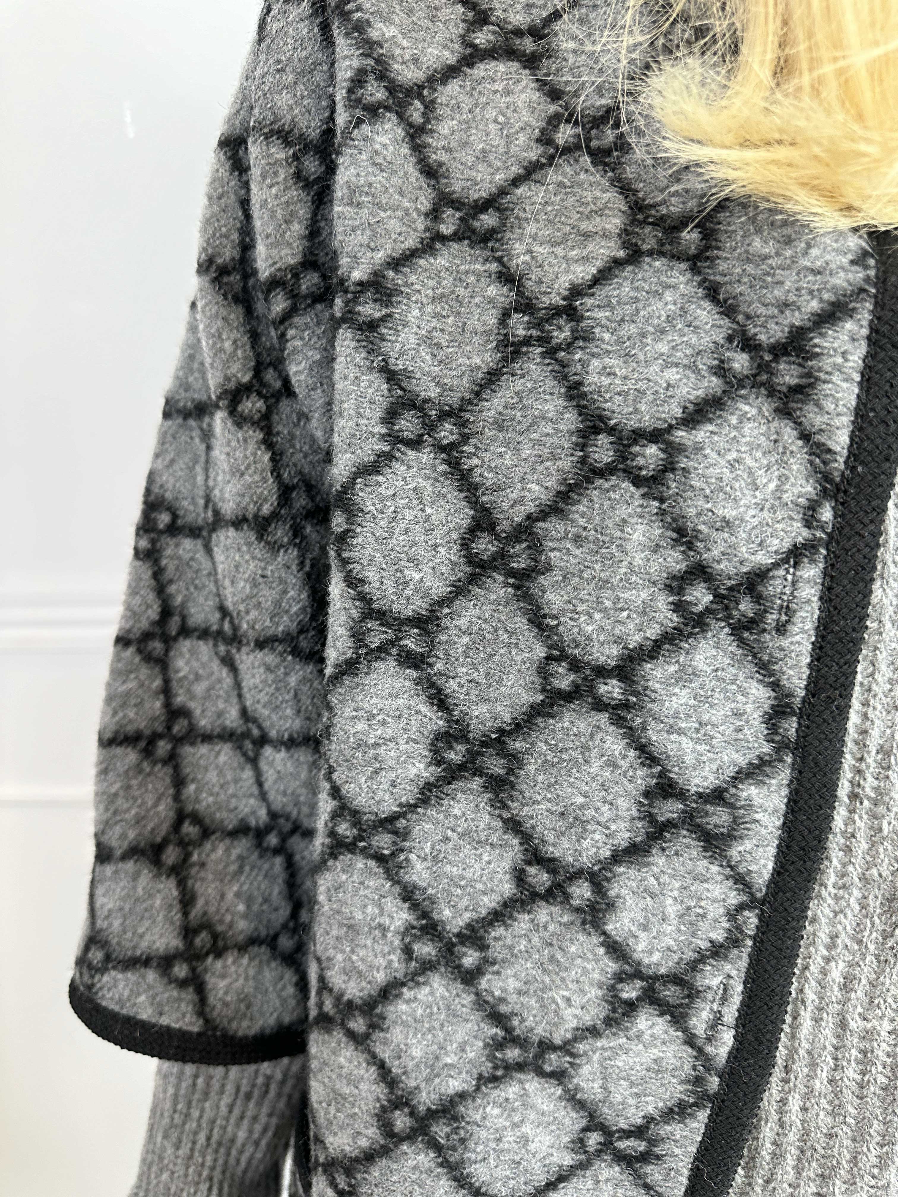 Arianna - Mønstret frakke